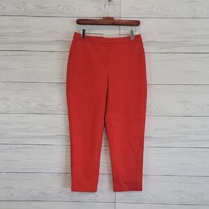 Susina Cropped Capri Pants Sunset Orange Womens Size 6